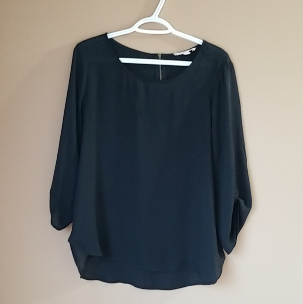 Black Hippie Rose Blouse/Top